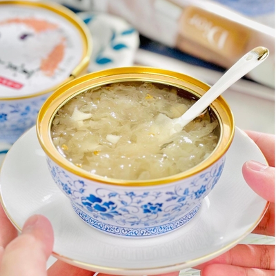 購入 金木犀と白キクラゲのデザート ハーバルコラーゲン ヴィーガン 栄養補給 食べきりタイプ 機能性食品 伝統的な中国のウェルネス オンライン製造