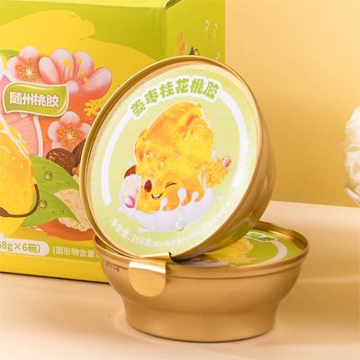 良い値段 ジンジャー ジュジュブ 蒸し焼き 桃のゴム デザート コラーゲン インスタントフード オンライン