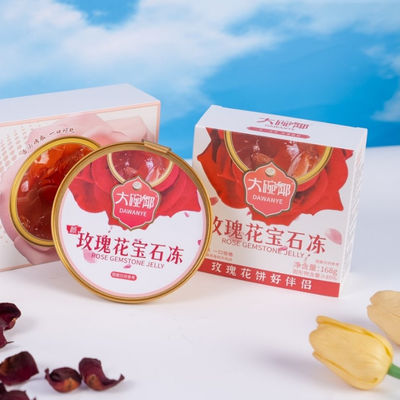 良い値段 ローズハーバルのゼリーデザート 168g 植物性機能食品 皮膚の健康と女性の健康を支える 食べる準備ができ 低砂糖 清潔なラベル スナック オンライン